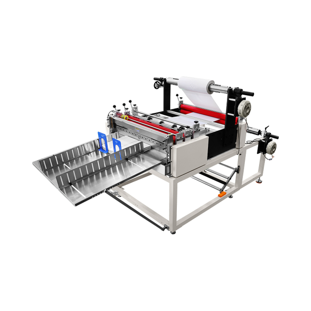 Good Tension Paper/Poly Film/Non Woven Fabric Roll To Sheet Cutting Machine, Cold Laminating Cutter with Electric