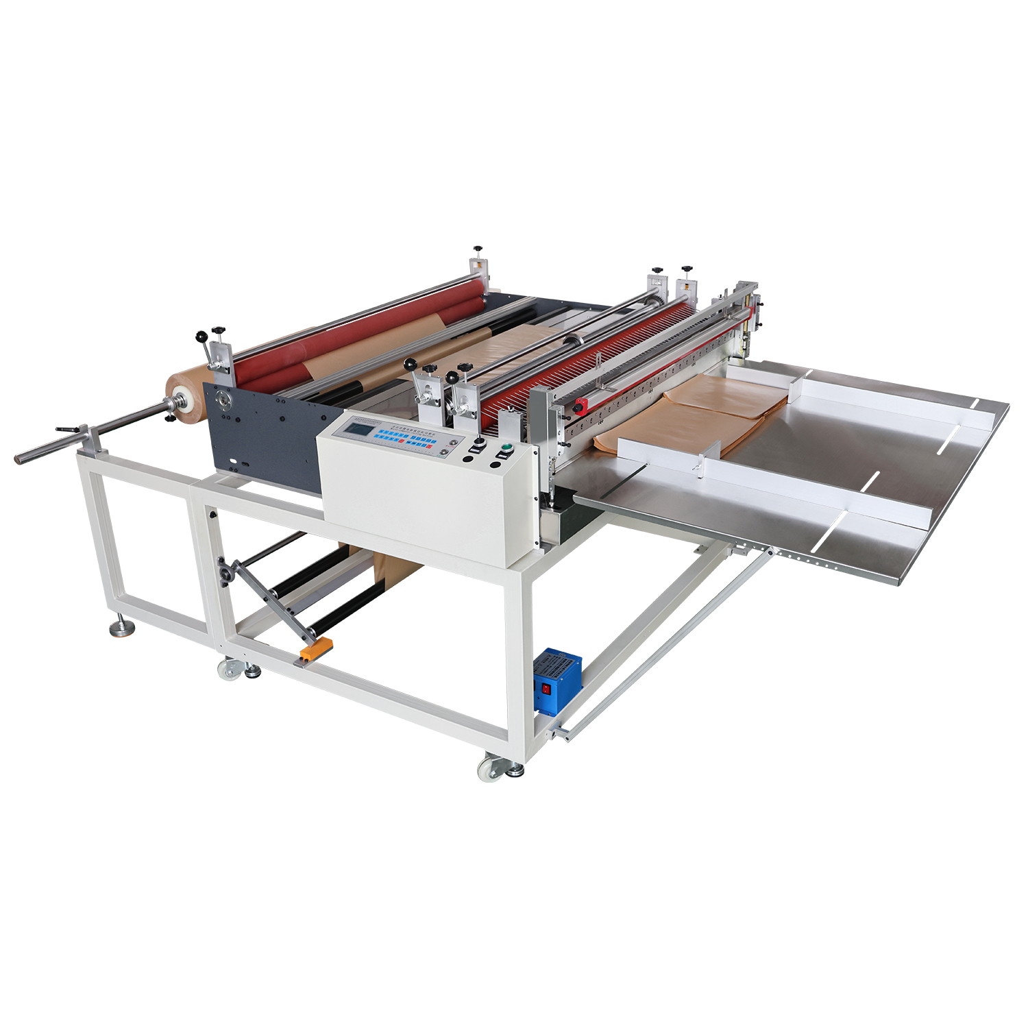 Kraft Paper/Blown Paper Roll To Sheet Unwinding Cutter/Wrapping Paper Reel To Sheet Rotray Cutting Machine
