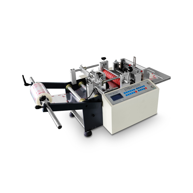 200mm Table PET/PP/PVC Film Roll To Sheet Cutter With Eye Mark Sensor