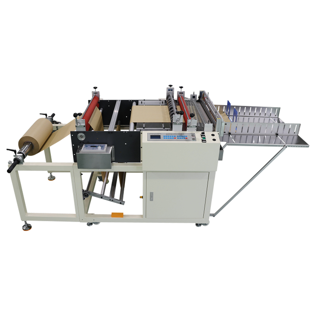 Round Slitting Blades Roll To Sheet Unwinding Cutting Machine for Soft Material
