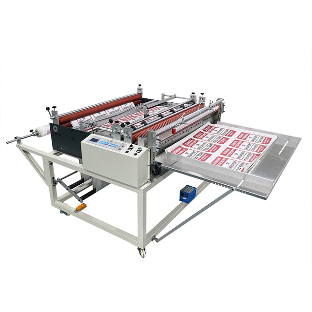 Automatic Eye Tracing Printed Paper Roll To Sheet Cutting Machine with Slitting Round Blades