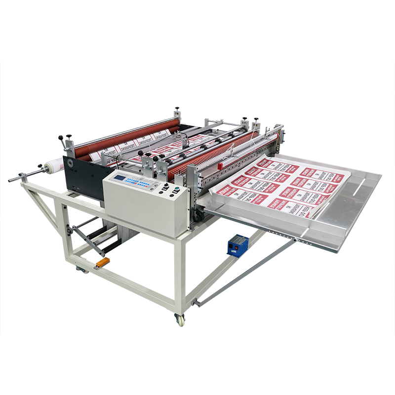 Automatic Eye Tracing Printed Paper Roll To Sheet Cutting Machine with Slitting Round Blades